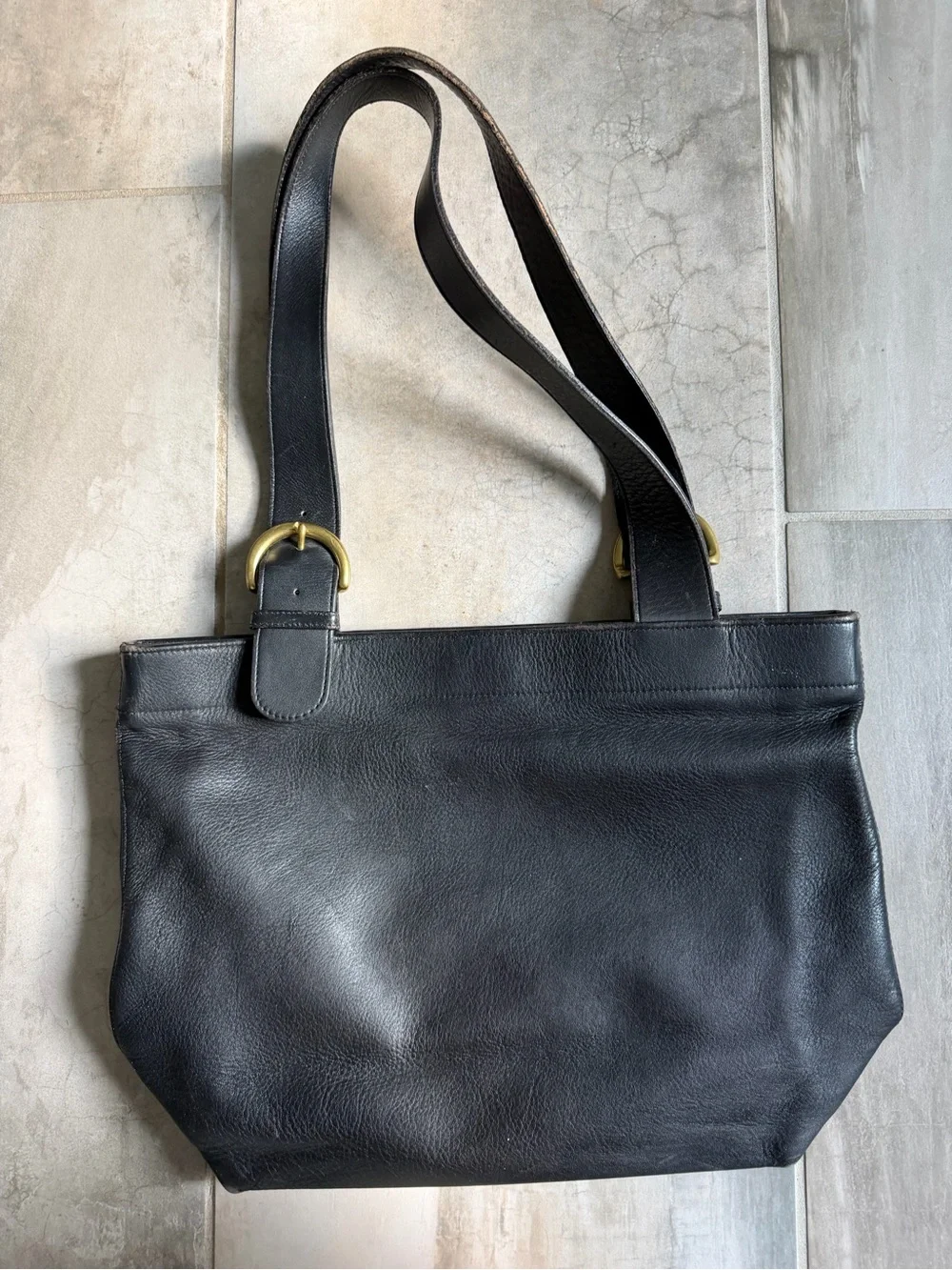 Coach Vintage Soho Lafayette 4140 Black Leather Shoulder Bag